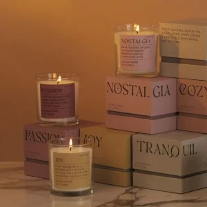 Candle packaging boxes