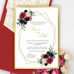 Wedding Card Printing SLWC01