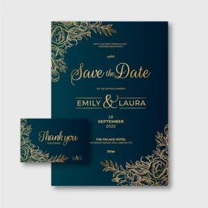 Unique Wedding Invitations SLWC015