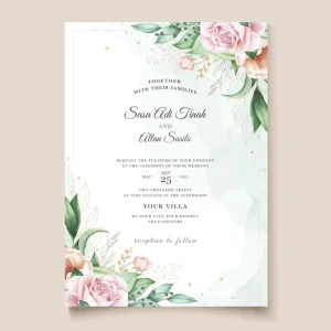 Wedding Invitations SLWC013